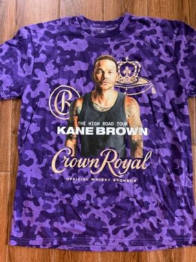 Kane brown x crown royal concert tee